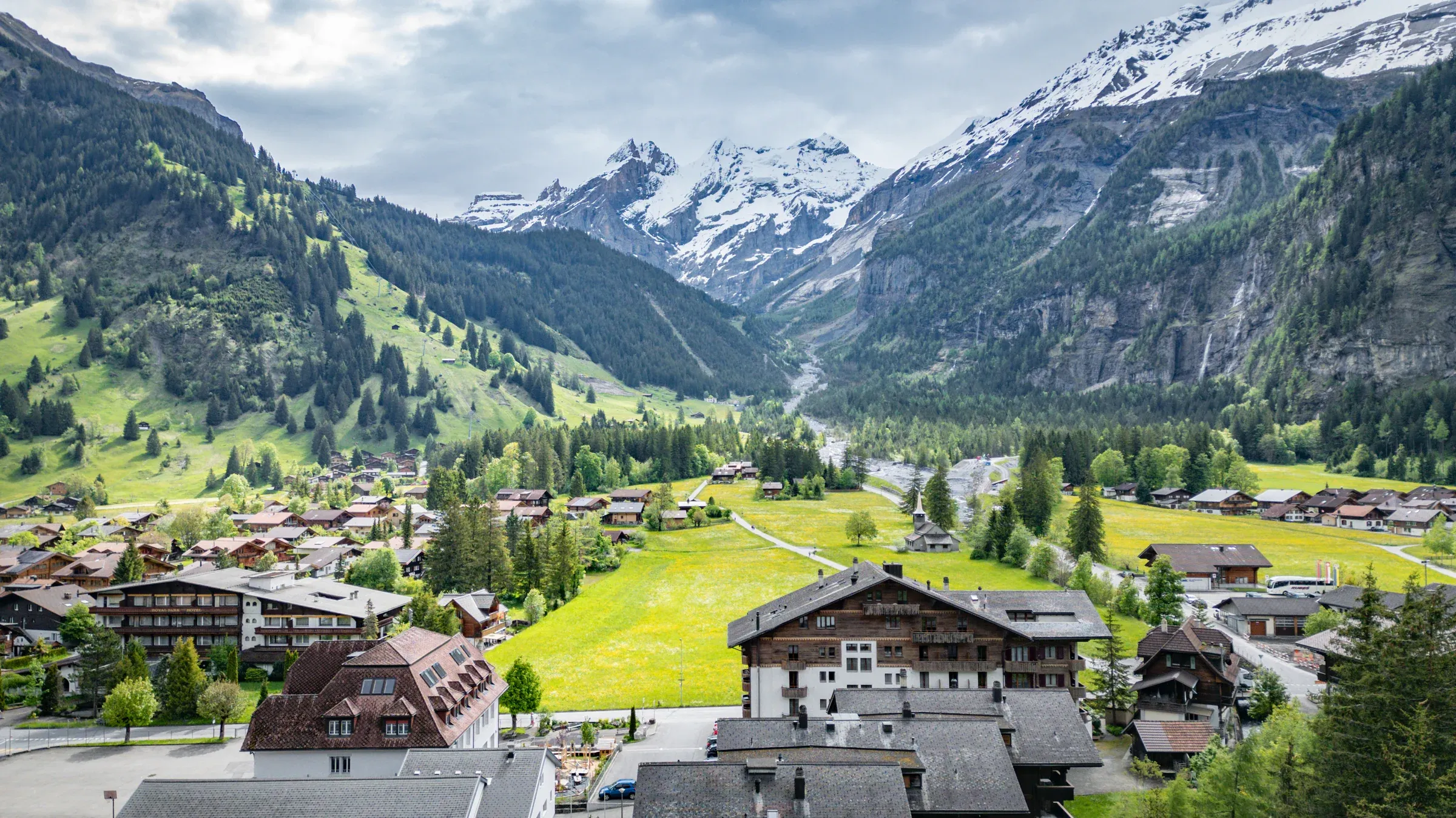 Paesaggio montano intorno a Kandersteg