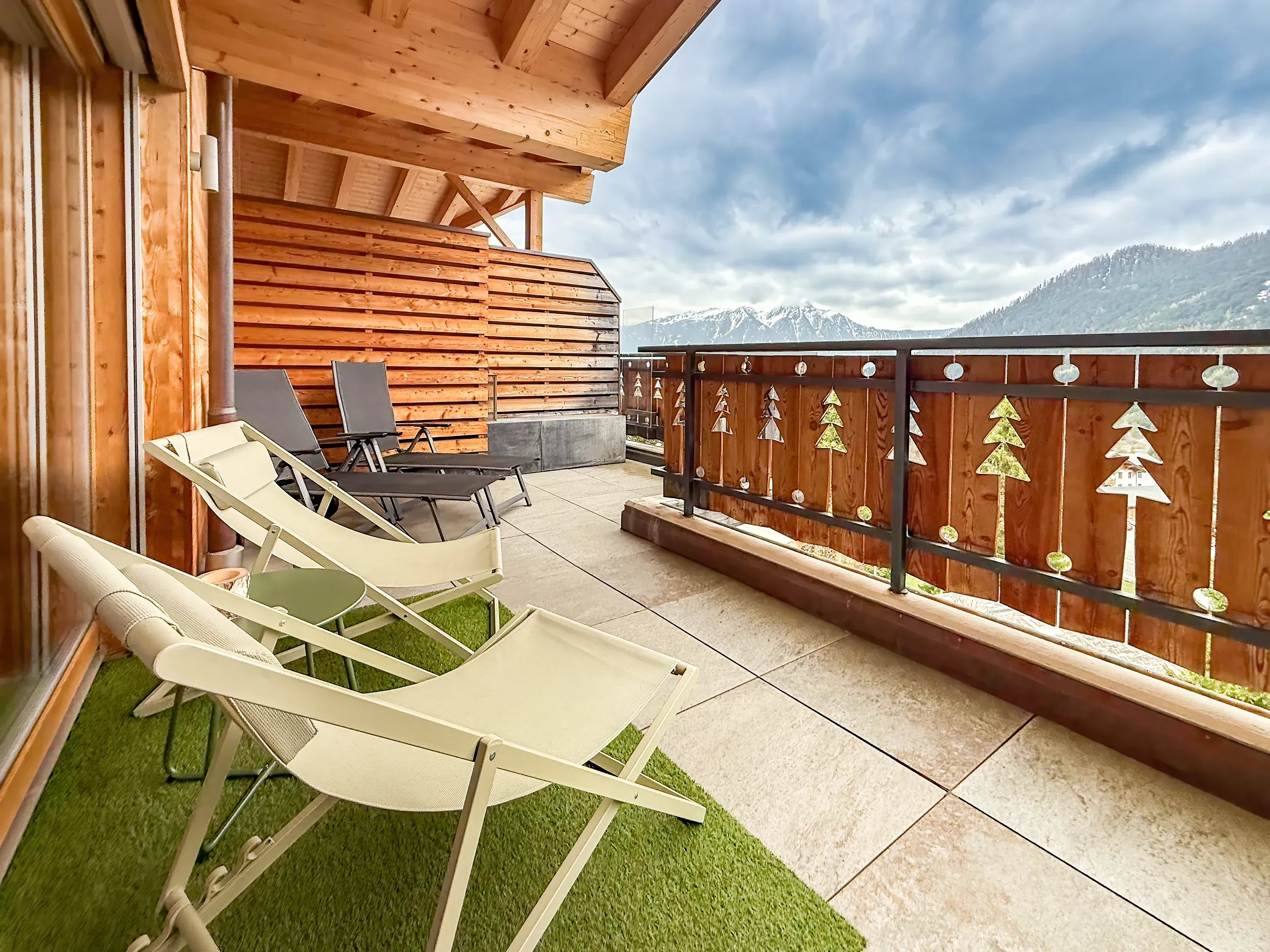 Transats sur le balcon