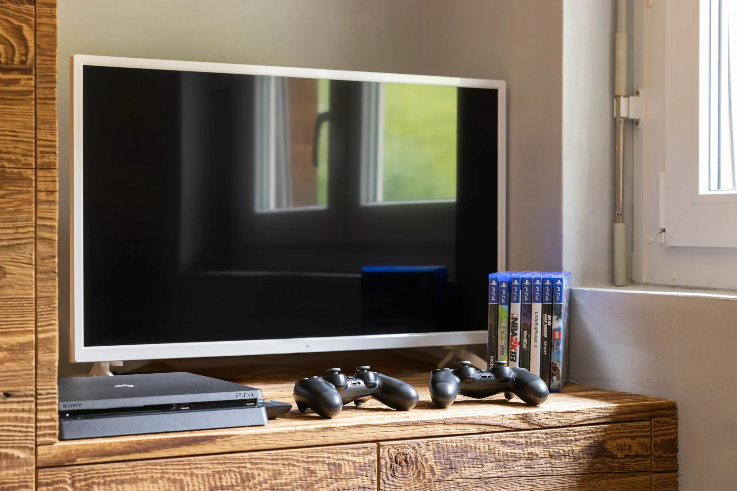 Télévision et console de jeux